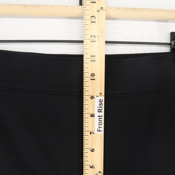 Spanx Kick Flare Ponte Pants Womens M Tall Black Pull On Stretch High Rise - Picture 5 of 12